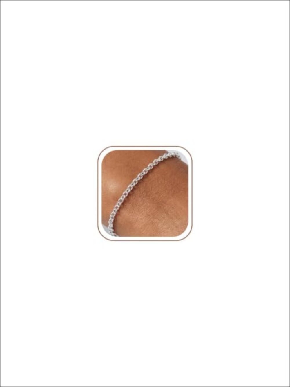 S925 Sterling Silver Rolo Chain Bracelet 3mm Minimalist Women